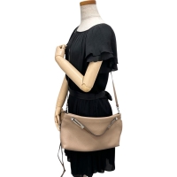 【LOEWE/ロエベ】 ミッシー 2WAYバッグ ハンドバッグ レザー ブラウン/シルバー金具 レディース【中古】【真子質店】【BL】【MoxY】