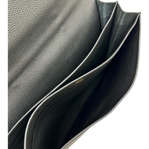 【HERMES/エルメス】 サックアデペッシュ41 ビジネスバッグ ブリーフケース トゴ/レザー ノワール（ブラック）/ゴールド金具 メンズ【中古】【真子質店】【BL】【MaMixx】