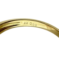 13号 ルビー 0.98ct ダイヤモンド 0.38ct リング・指輪 K18ゴールド 18金 4.1g レディース【中古】【真子質店】【NN】【IxMoY】