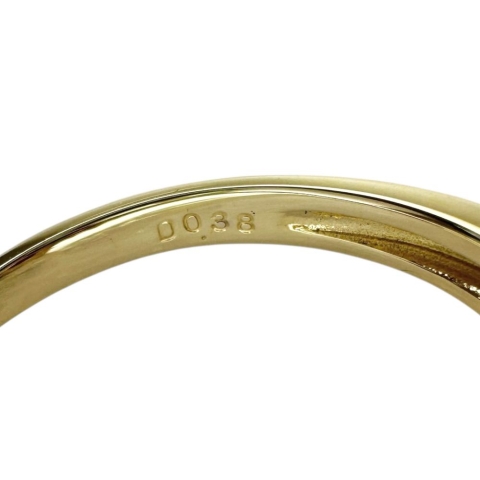 13号 ルビー 0.98ct ダイヤモンド 0.38ct リング・指輪 K18ゴールド 18金 4.1g レディース【中古】【真子質店】【NN】【IxMoY】