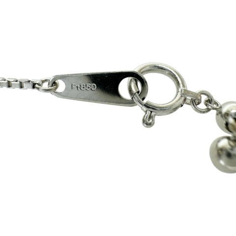 アレキサンドライト 0.28ct ダイヤモンド 0.16ct ネックレス Pt900プラチナ/Pt850プラチナ 7.0g 43cm レディース【中古】【真子質店】【NN】【KKx】