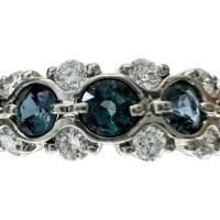 10号 アレキサンドライト 0.52ct ダイヤモンド 0.30ct リング・指輪 Pt900プラチナ 4.6g レディース【中古】【真子質店】【NN】【IxKMi】