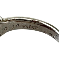 10号 アレキサンドライト 0.52ct ダイヤモンド 0.30ct リング・指輪 Pt900プラチナ 4.6g レディース【中古】【真子質店】【NN】【IxKMi】