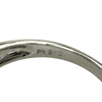 13号 パライバトルマリン 0.12ct ダイヤモンド 0.32ct リング・指輪 Pt900プラチナ 4.3g レディース【中古】【真子質店】【NN】【MoYI】