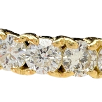 13号 フルサークル ダイヤモンド 2.00ct リング・指輪 K18ゴールド 18金 3.4g レディース【中古】【真子質店】【NN】【IMoxK】