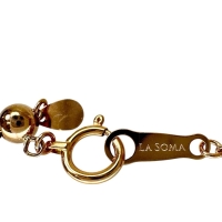 【ラソマ】 スイング  ダイヤモンド 0.65ct ネックレス K18PGピンクゴールド 18金/K18WGホワイトゴールド 18金 8.3g 52cm レディース【中古】【真子質店】【NN】【IYMiMa】