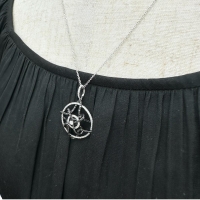 【ラソマ】(チェーンのみ) ダイヤモンド(ブラックダイヤ込み) 1.14ct ネックレス K18WGホワイトゴールド 18金 6.8g 46cm レディース【中古】【真子質店】【NN】【ITIx】