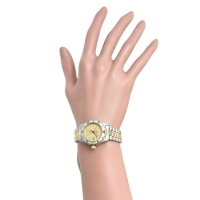 【TAG HEUER/タグホイヤー】 974.008 プロフェッショナル 200m 腕時計 ステンレススチール/GP クオーツ シャンパン文字盤/ゴールドシルバーコンビベルト レディース【中古】【真子質店】【NN】【IMox】