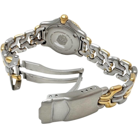 【TAG HEUER/タグホイヤー】 WG1421-0 プロフェッショナル 200 腕時計 ステンレススチール/GP クオーツ ベージュ文字盤/ゴールドシルバーコンビベルト レディース【中古】【真子質店】【NN】【TMix】