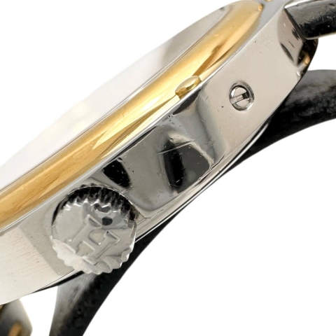 【HERMES/エルメス】 クリッパー 腕時計 ステンレススチール/GP クオーツ ホワイト文字盤/ゴールドシルバーコンビベルト レディース【中古】【真子質店】【NN】【MaMax】