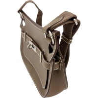 【HERMES/エルメス】 ジプシエール ミニ  ショルダーバッグ エバーカラー/レザー エトゥープ/シルバー金具 レディース【中古】【真子質店】【BL】【MiMixx】