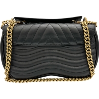 【LOUIS VUITTON/ルイ・ヴィトン】 M51498 ニューウェーブ ２WAYチェーンショルダーバッグMM ショルダーバッグ レザー ブラックレザー/ゴールド金具 レディース【中古】【真子質店】【BL】【IYMox】