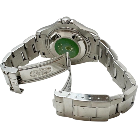 【ROLEX/ロレックス】 168622 ヨットマスター 腕時計 ステンレススチール/Ptプラチナ 自動巻き/オートマ 2000年製 シルバー文字盤/シルバーベルト レディース【中古】【真子質店】【BL】【KDMix】【ex】