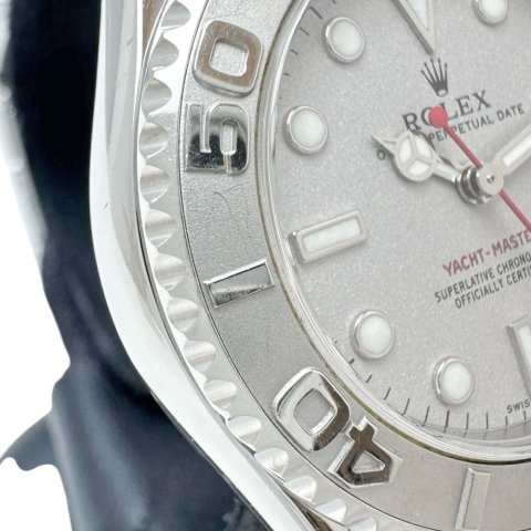 【ROLEX/ロレックス】 168622 ヨットマスター 腕時計 ステンレススチール/Ptプラチナ 自動巻き/オートマ 2000年製 シルバー文字盤/シルバーベルト レディース【中古】【真子質店】【BL】【KDMix】【ex】