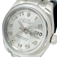 【ROLEX/ロレックス】 179160 デイトジャスト コンセントリック 保証書/ギャラ/箱付 腕時計 ステンレススチール 自動巻き/オートマ 2005年製 シルバー文字盤 レディース【中古】【真子質店】【BL】【MoMoxx】【ex】