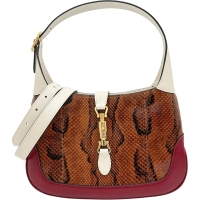 【GUCCI/グッチ】 636706 ジャッキー1961 ワンショルダーバッグ 2WAY  ショルダーバッグ レザー/パイソン  ホワイト/ブラウン/レッド レディース【中古】【真子質店】【BL】【IMaxx】