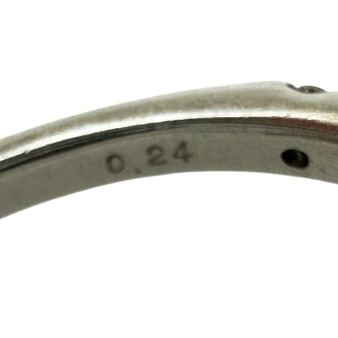12号 サファイア 0.79ct ダイヤモンド 0.24ct リング・指輪 Pt900プラチナ 3.5g レディース【中古】【真子質店】【NN】【Maxx】