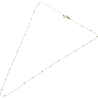 デザインボールチェーン ネックレス K18PGピンクゴールド 18金 1.8g 60.5cm レディース【中古】【真子質店】【BL】【Ixx】【ex】