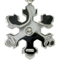 【BVLGARI/ブルガリ】 スノーフレーク ダイヤモンド ネックレス K18WGホワイトゴールド 18金 8.8g 40cm レディース【中古】【真子質店】【BL】【IKIY】