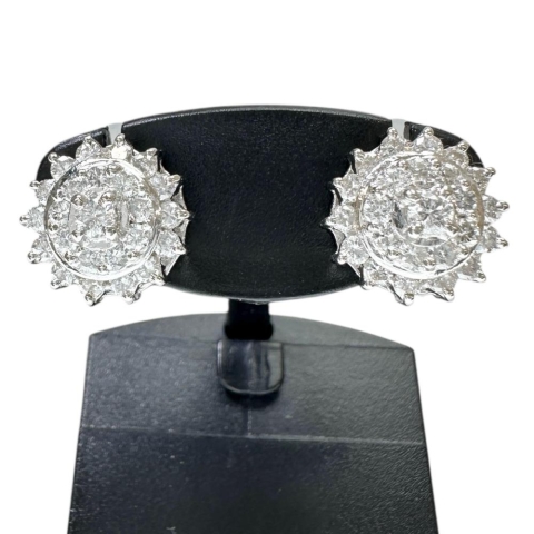 ダイヤモンド 0.52/0.52ct ピアス Pt900プラチナ 4.2g レディース【中古】【真子質店】【NN】【DMox】