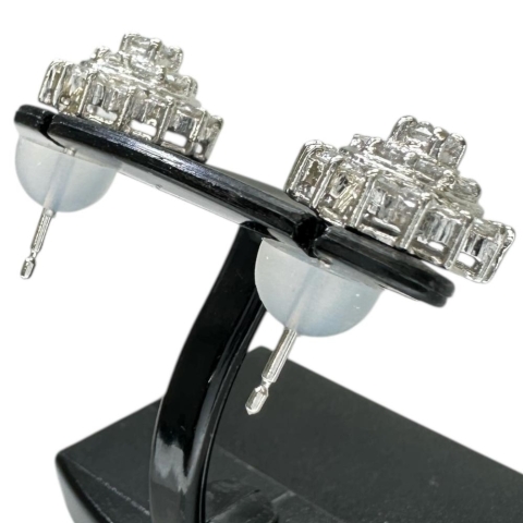 ダイヤモンド 0.52/0.52ct ピアス Pt900プラチナ 4.2g レディース【中古】【真子質店】【NN】【DMox】