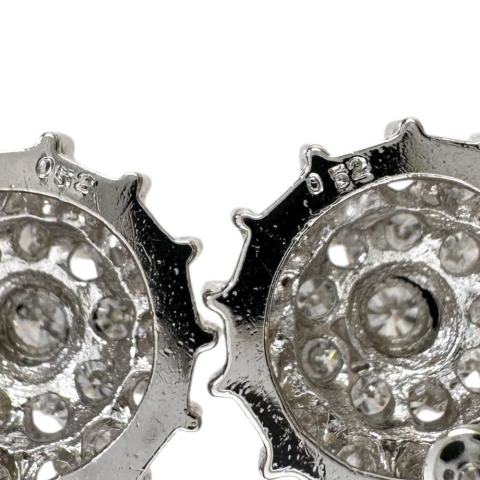 ダイヤモンド 0.52/0.52ct ピアス Pt900プラチナ 4.2g レディース【中古】【真子質店】【NN】【DMox】